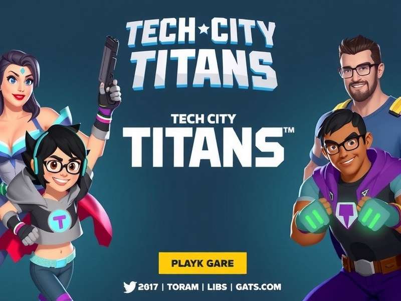 Tech City Titans Main Game Interface Tech City Titans Game Main Screen
